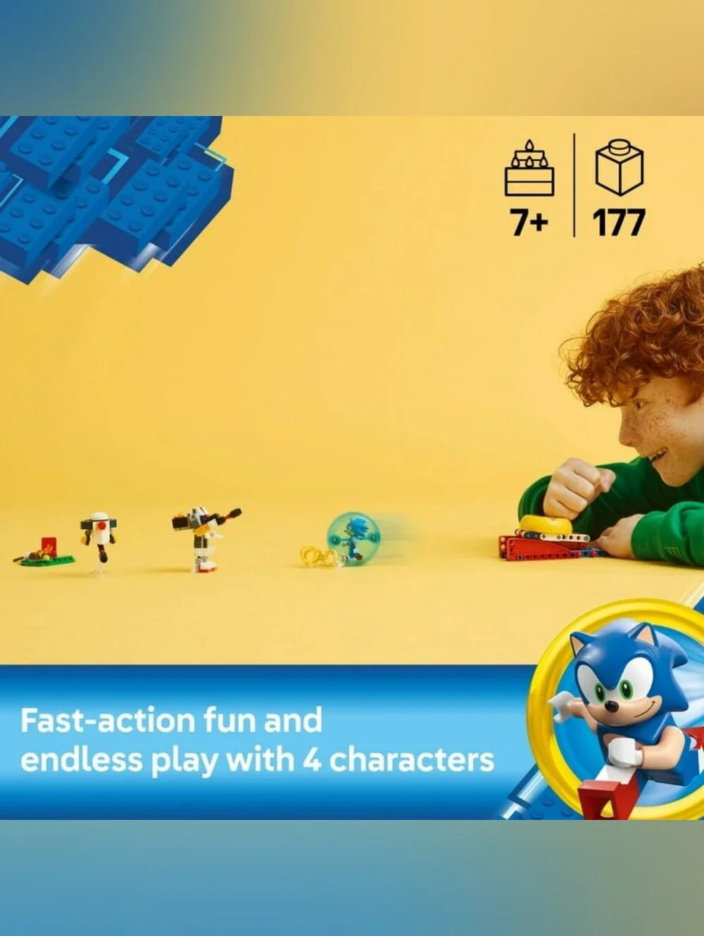 NIB LEGO Sonic the Hedgehog: Sonic's Campfire Clash 77001 177 Pcs - Building Toy